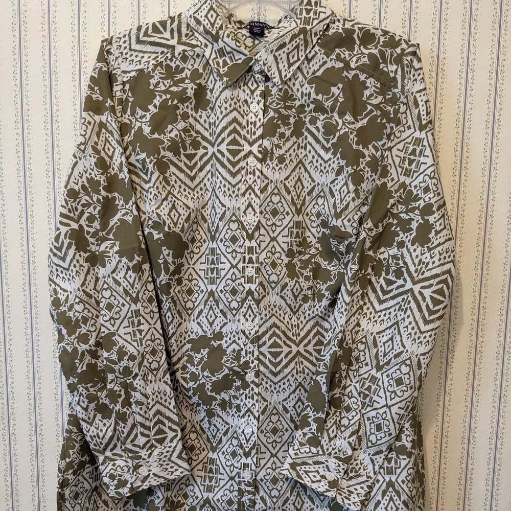 Roaman's Women Size 16W Long Sleeve Tunic